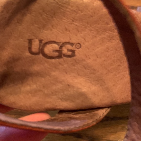 7.5 women’s UGG wedge strappy sandals - Picture 5 of 8